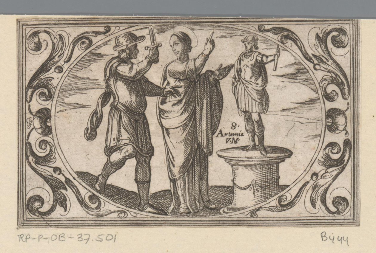 Saint Artemia (series title: Roman Martyrdoms) by Antonio Tempesta