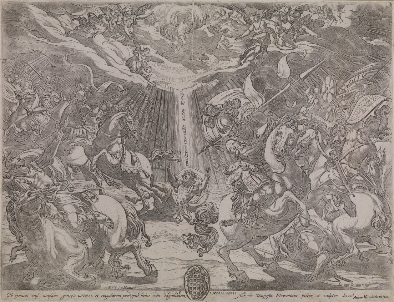The Conversion of Paul by Antonio Tempesta