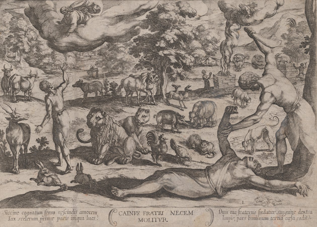 Plate 1: Cain Killing Abel, from 