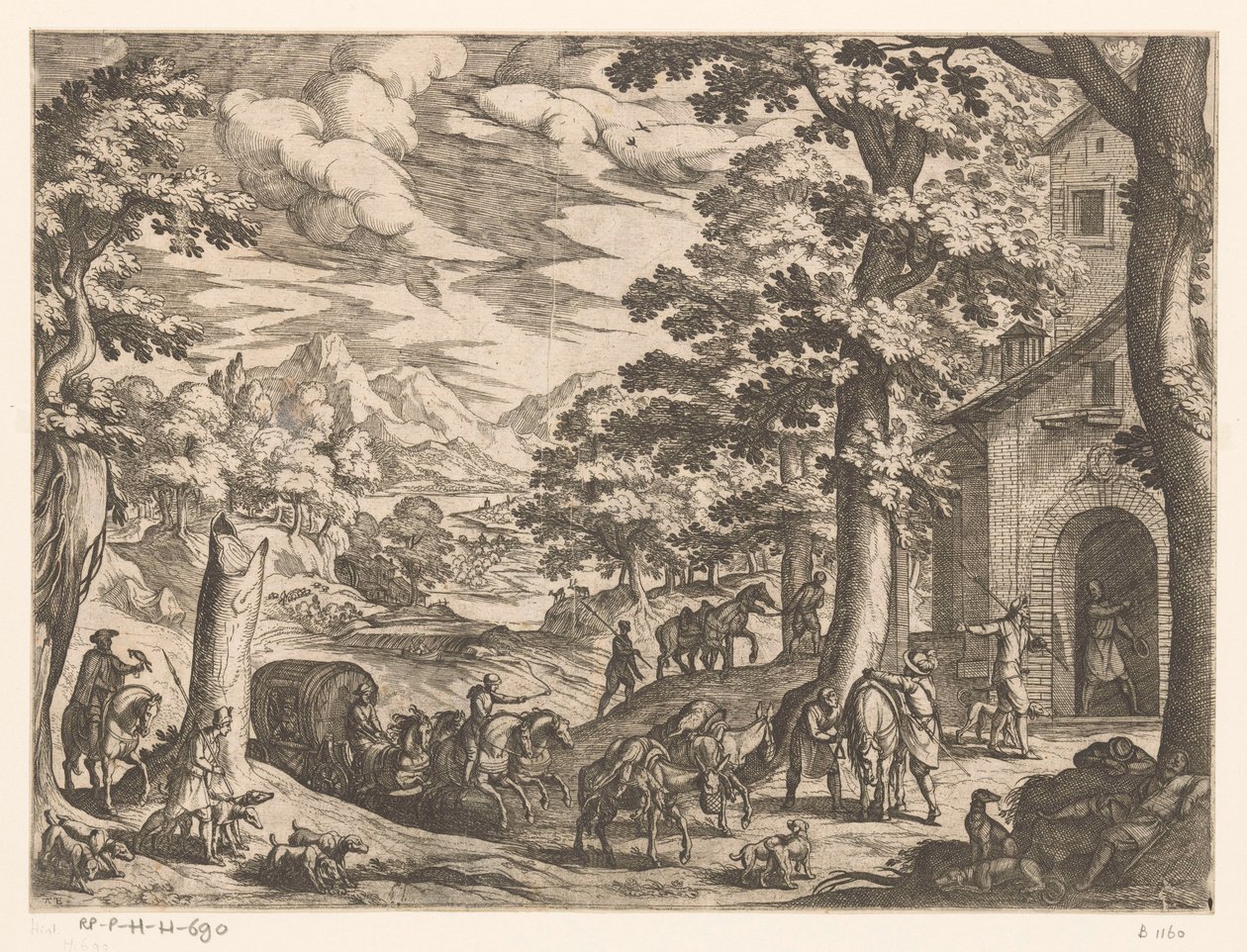 Return from the Hunt by Antonio Tempesta