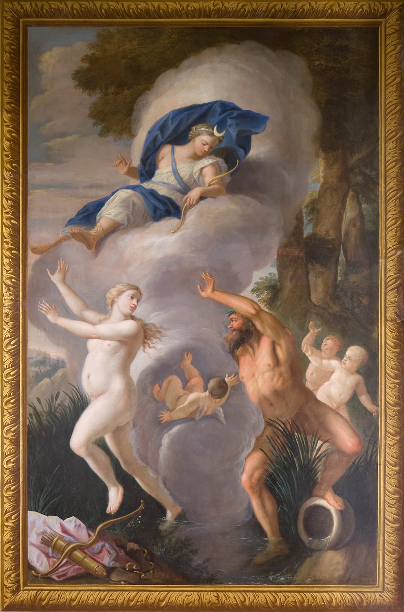 North elevation mural depicting Alpheus and Arethusa, The Banqueting House by Antonio Verrio