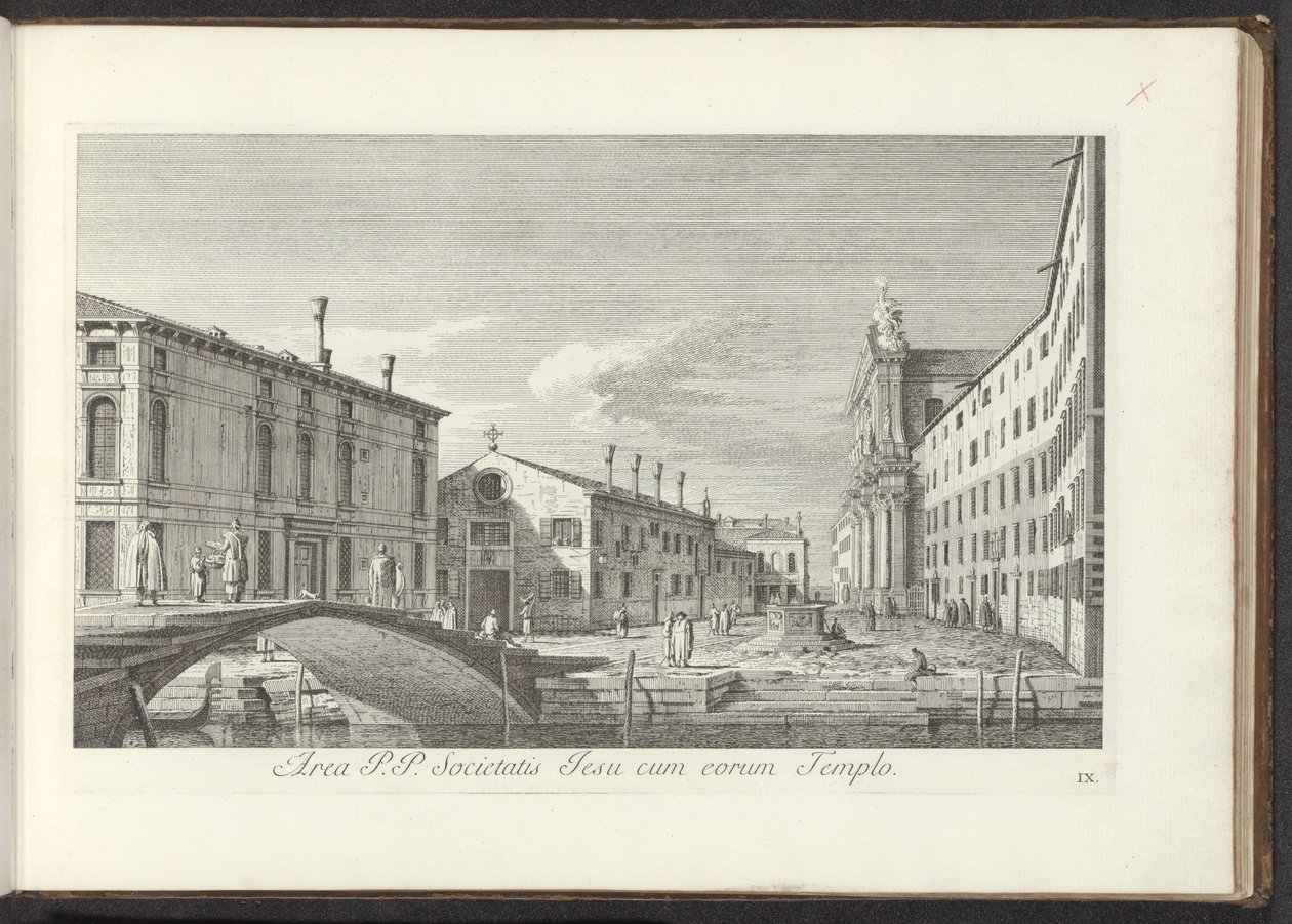 View of Campo dei Gesuiti in Venice by Antonio Visentini