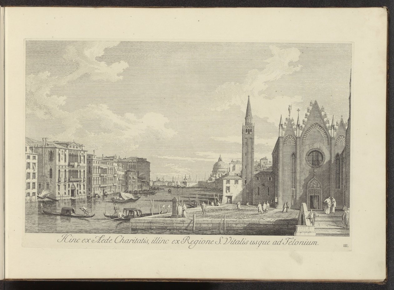 View of the Grand Canal and the Church of Santa Maria della Carità in Venice by Antonio Visentini