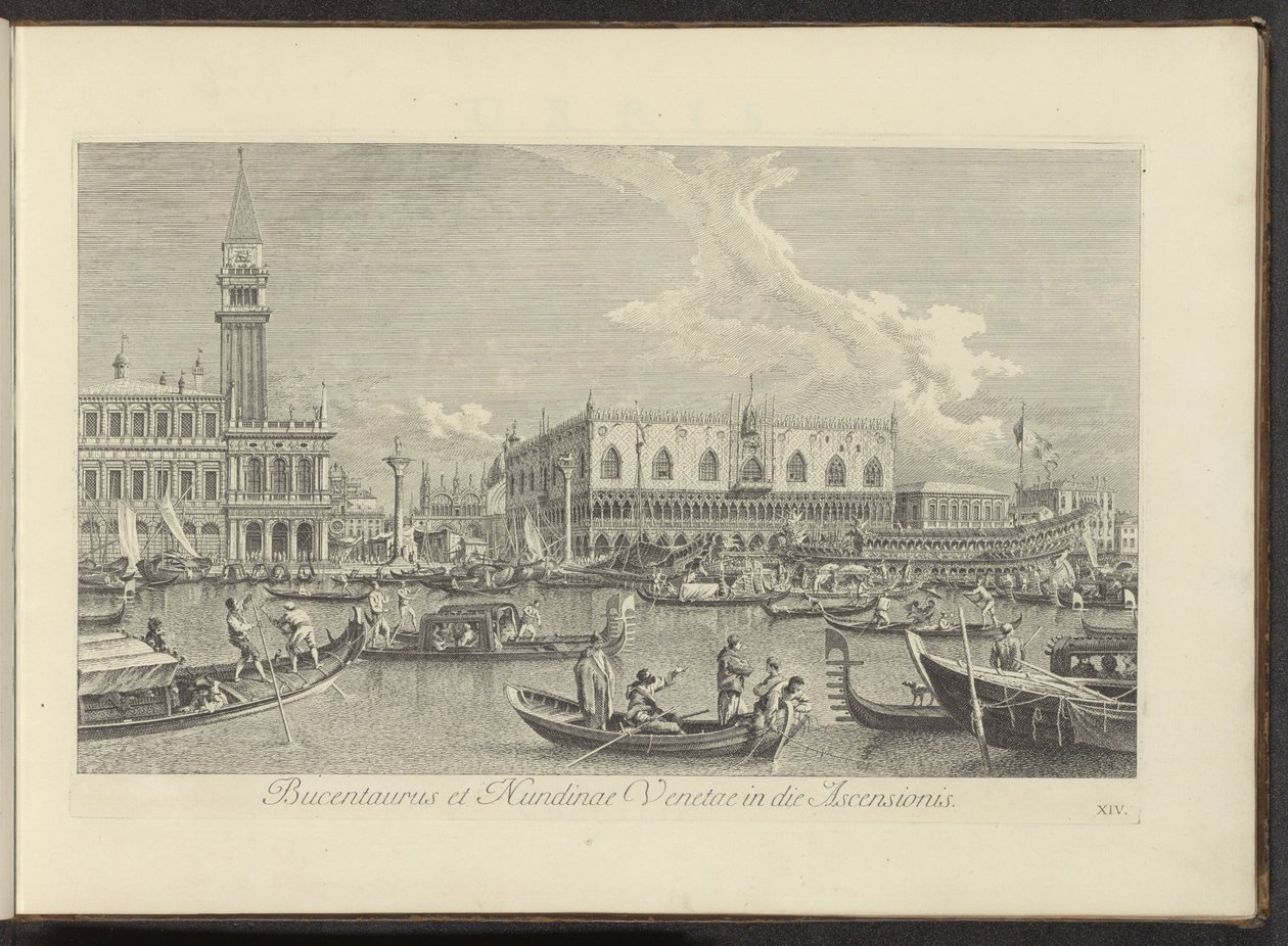 View of the Grand Canal in Venice with the Doge