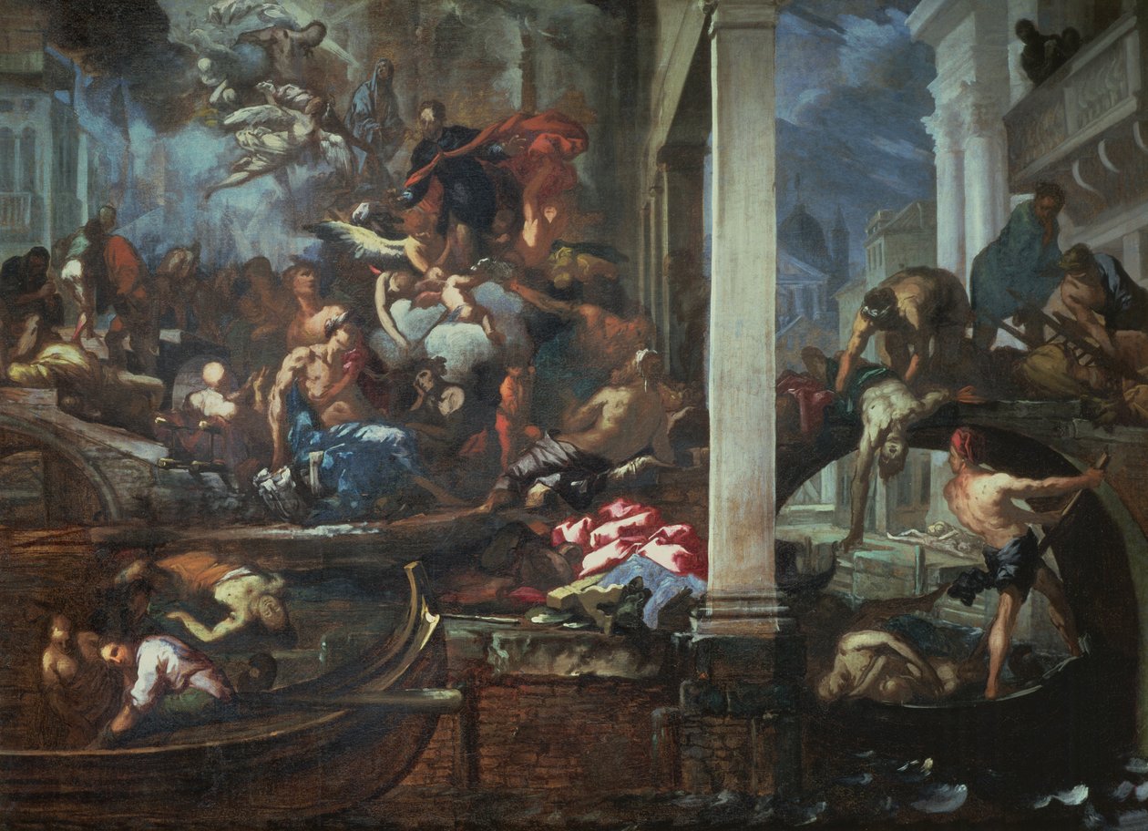 Death in Venice, 1666 by Antonio Zanchi