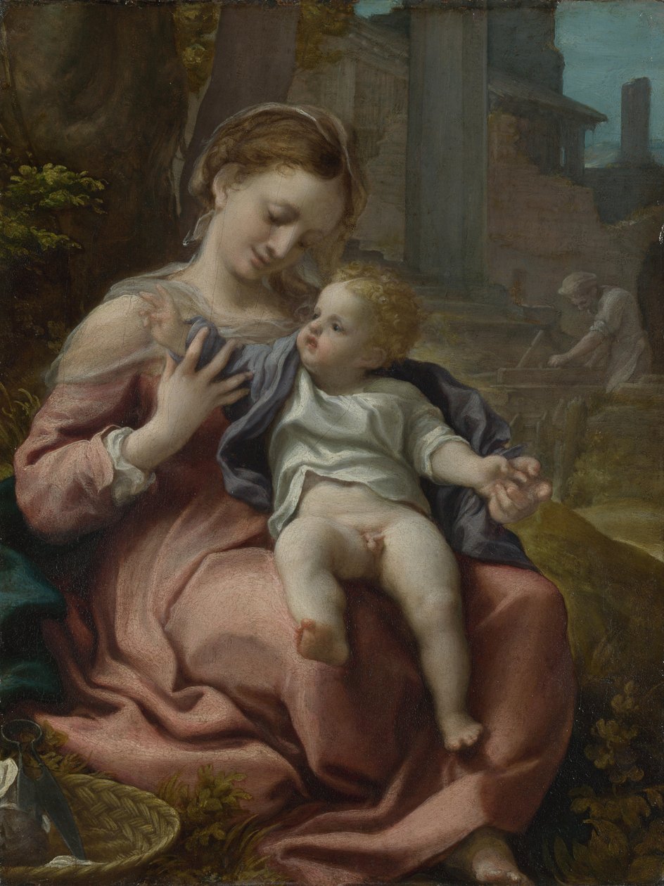 The Madonna of the Basket by Antonio da Correggio