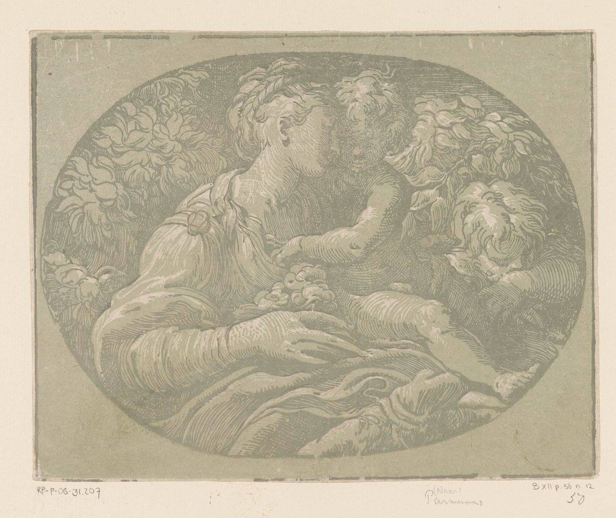 Mary with Child and John the Baptist by Antonio da Trento