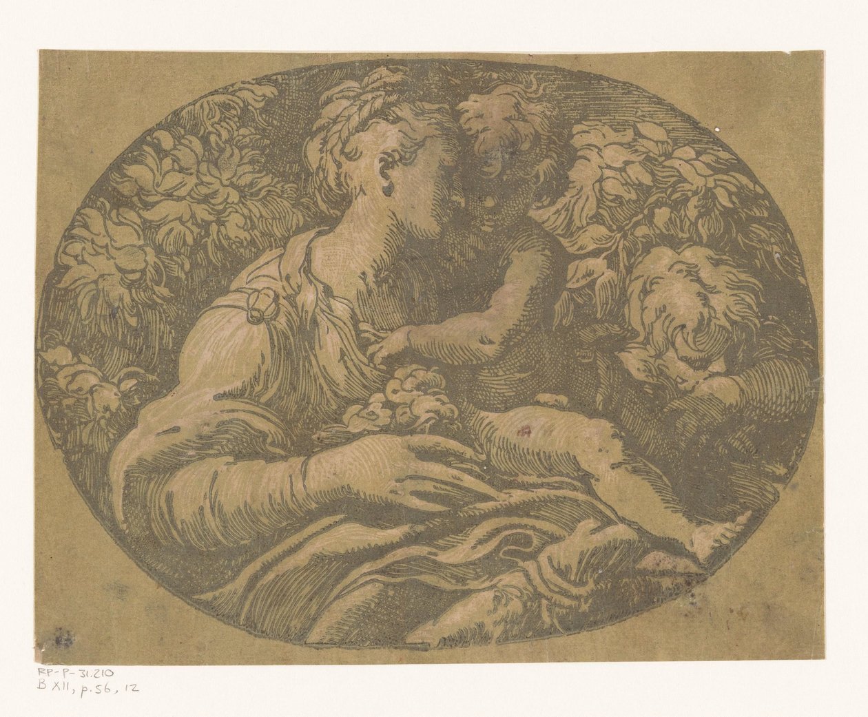 Maria with Child and John the Baptist, Maria with the Rose by Antonio da Trento