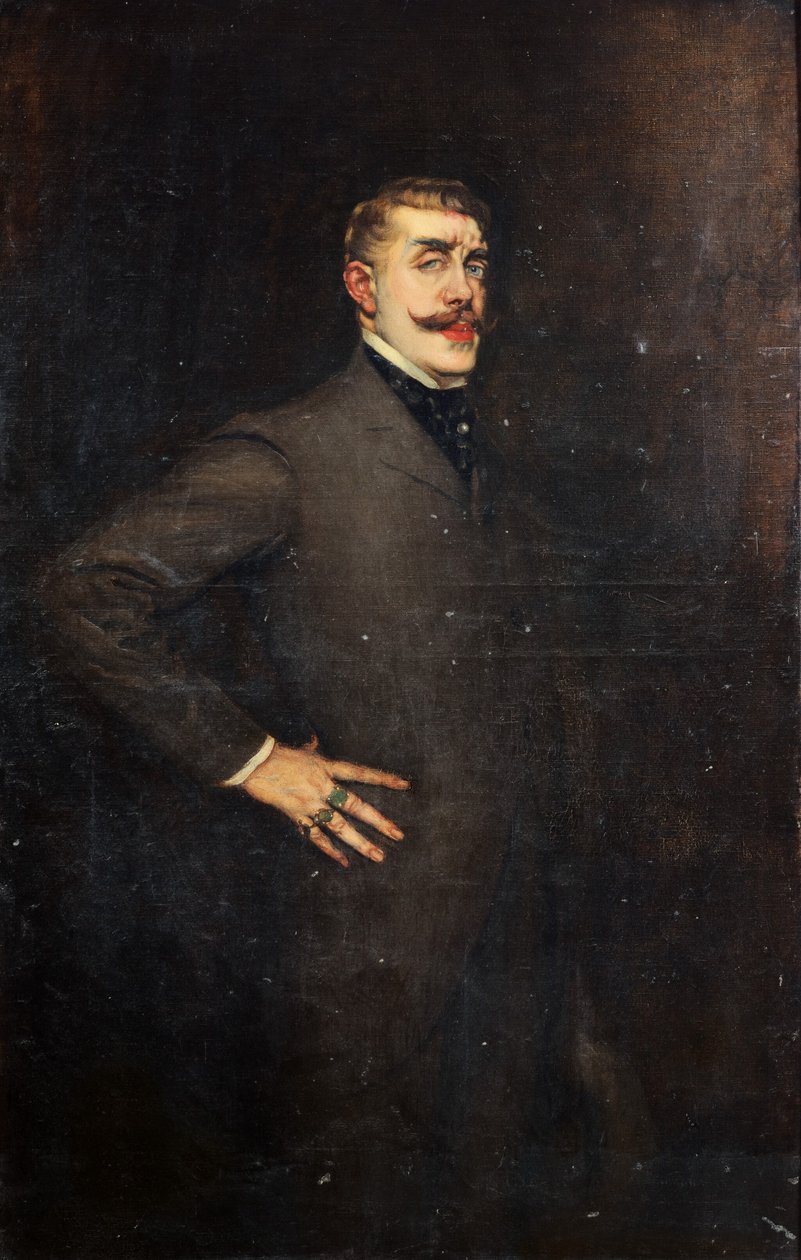 Portrait of Jean Lorrain by Antonio de la Gandara