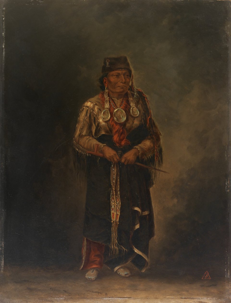 Chunka-ah-luta (Red Dog) by Antonion Zeno Shindler