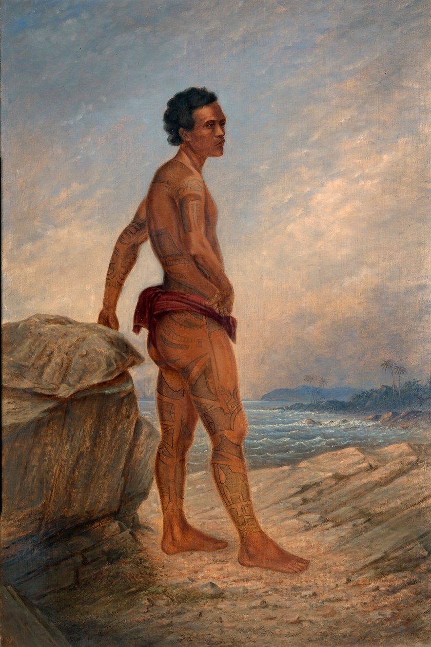 Melanesian Man by Antonion Zeno Shindler