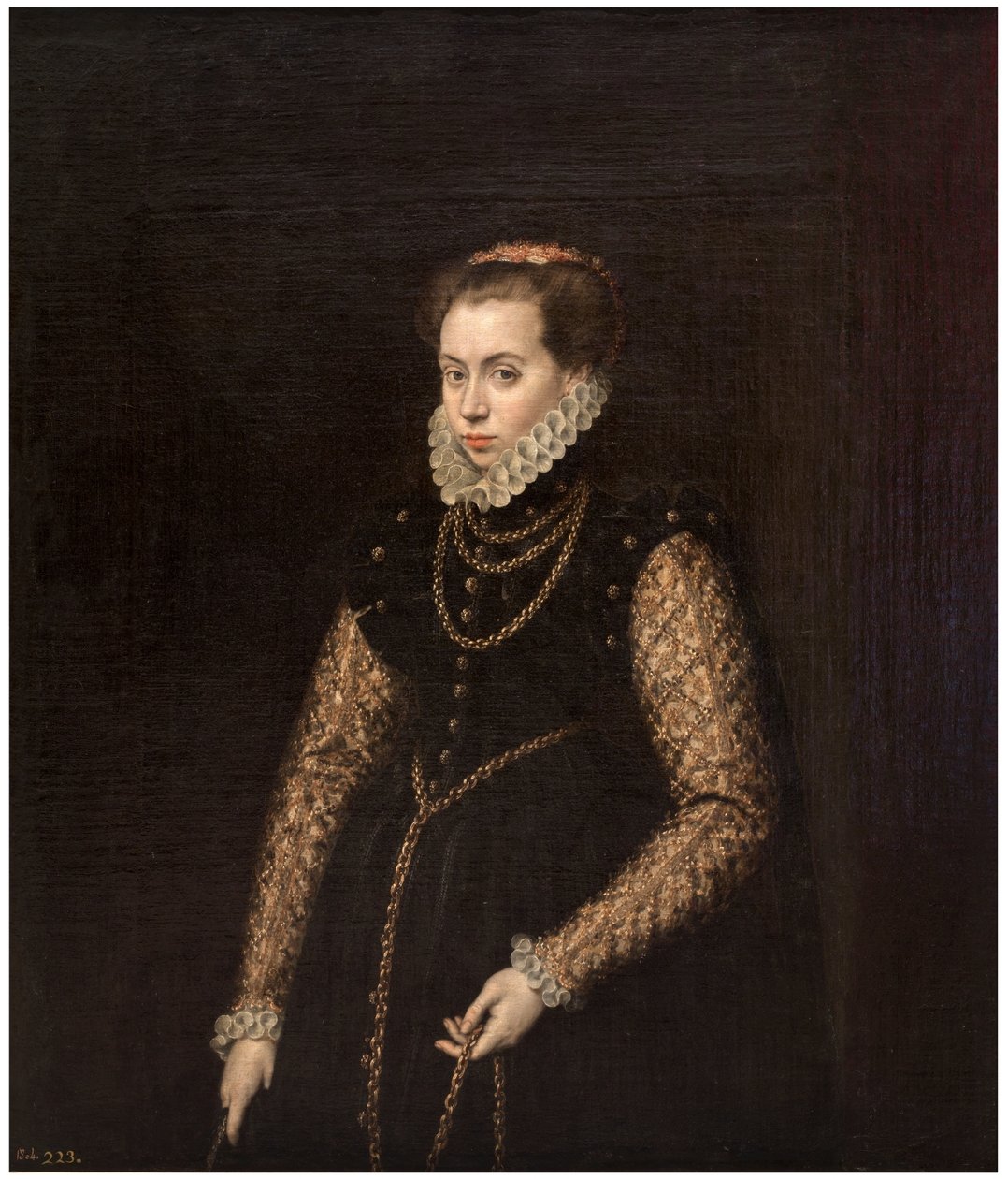 Lady with Gold Chains by Antonis Mor