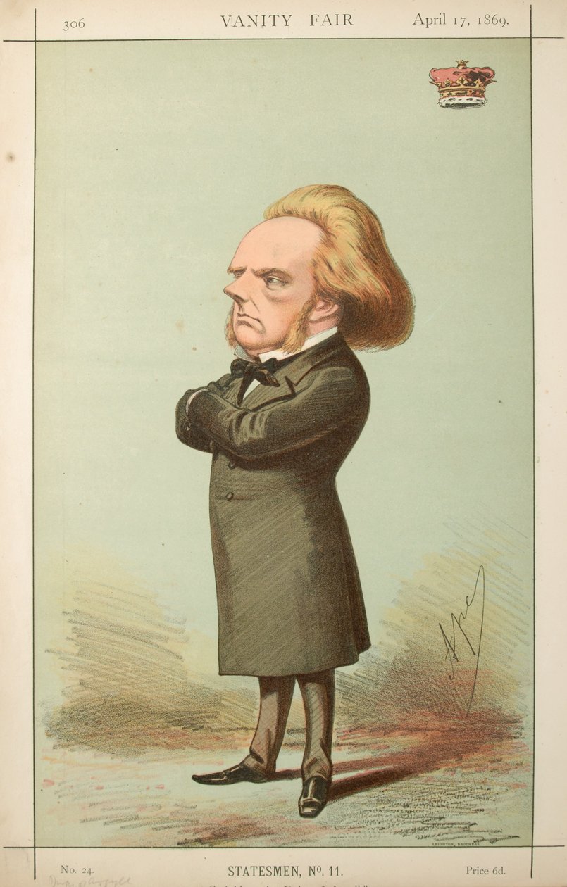 Caricature of The Duke of Argyll by Ape Carlo Pellegrini