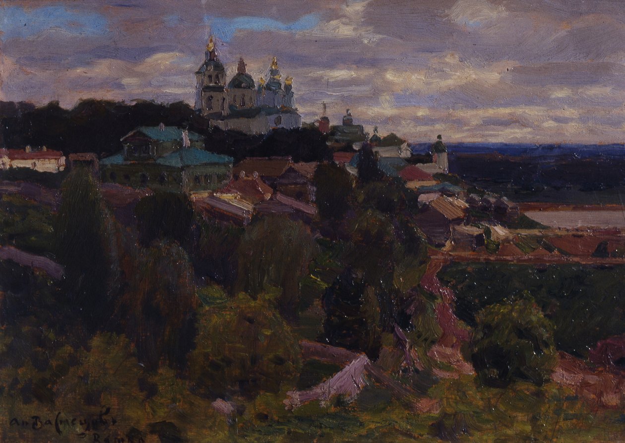 Cathedral in Vyatka by Apollinari Mikhailovich Vasnetsov