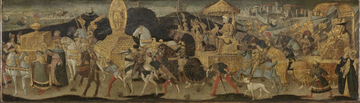Darius Marching to the Battle of Issus by Apollonio di Giovanni (workshop of)