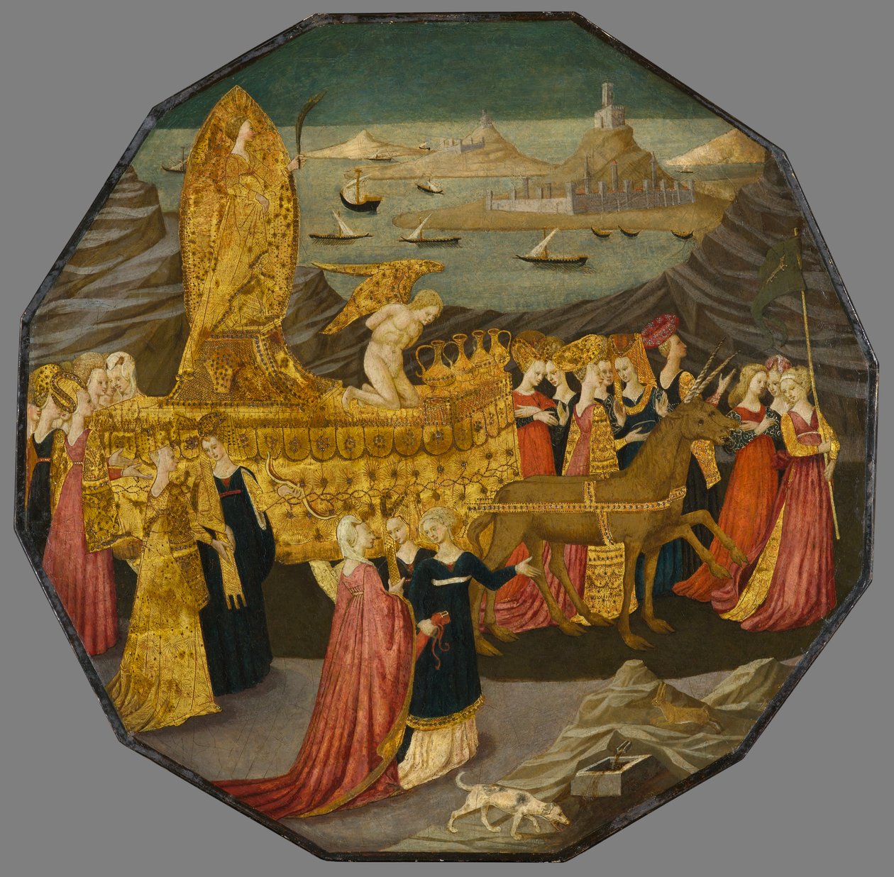 The Triumph of Chastity, circa 1450-1460 by Apollonio di Giovanni di Tommaso