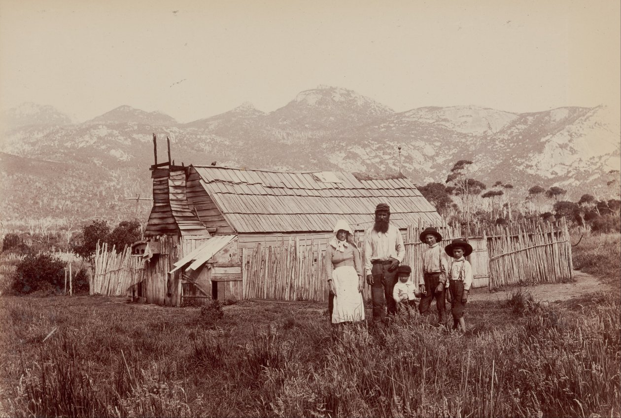 Islanders Home, Flinders Island by Archibald James Campbell