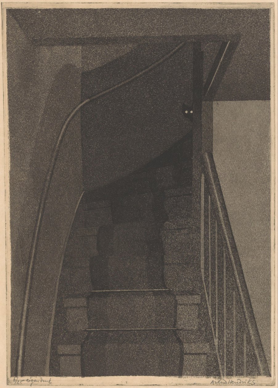 Staircase by Arend Hendriks (signed by artist)