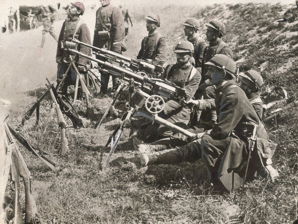 French dragoons with machine guns during the First World War by Argus Photographic Agency
