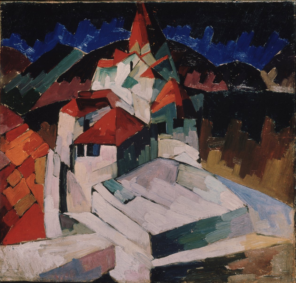 Church in Kislovodsk by Aristarkh Vasilievic Lentulov