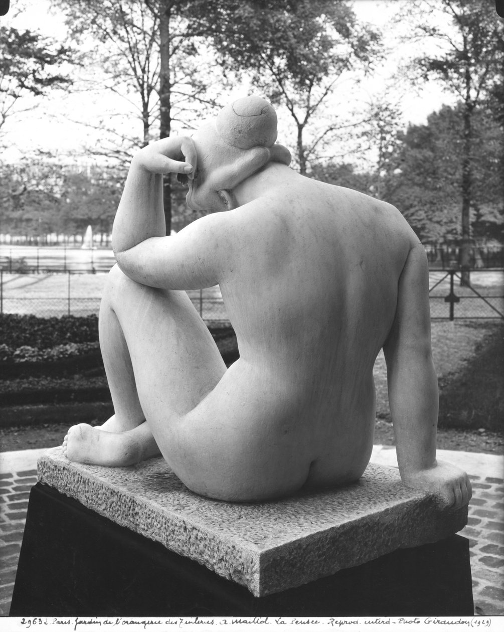 Mediterranean, or Thought, Seen from Behind, 1923 by Aristide Maillol