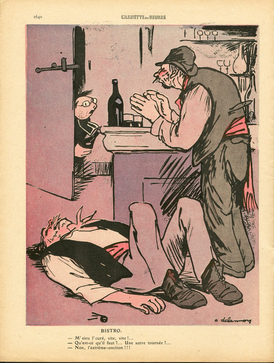 The Butter Plate, number 466, Satirical in Colors