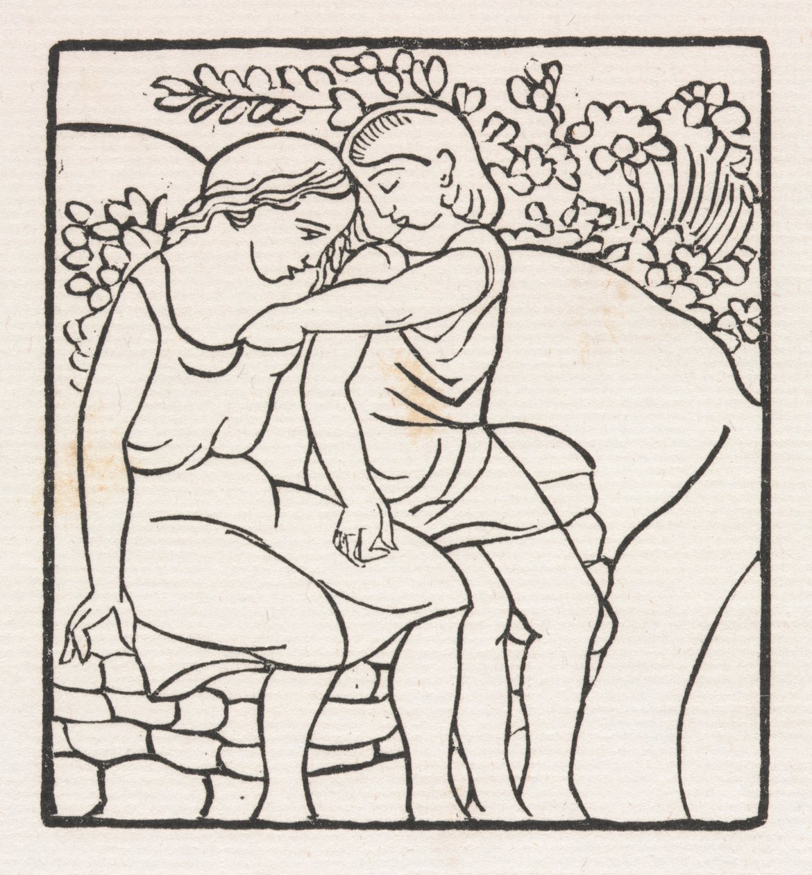 Daphnis and Chloe: Daphnis and Chloe at Play by Aristide Maillol
