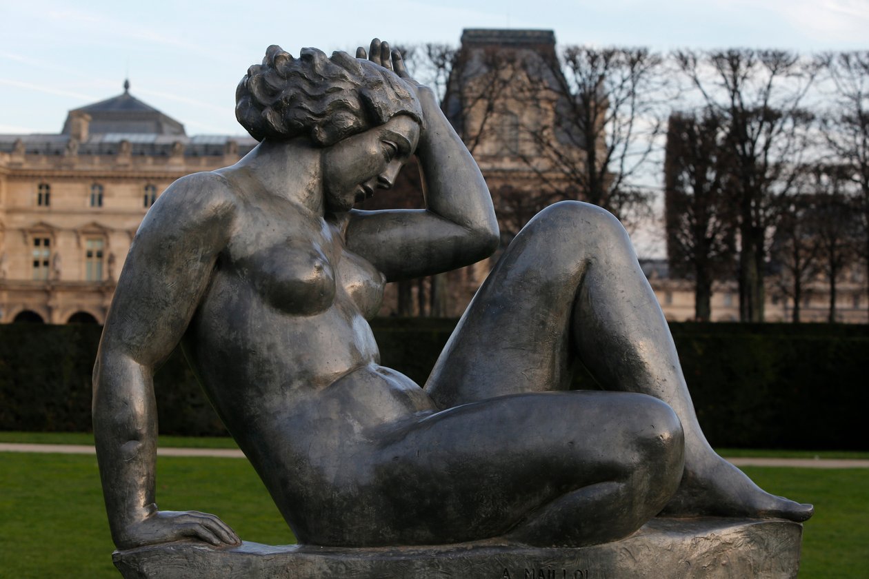 Jardin des Tuileries, Aristide Maillol, Montagne 1937, Paris, France by Aristide Maillol