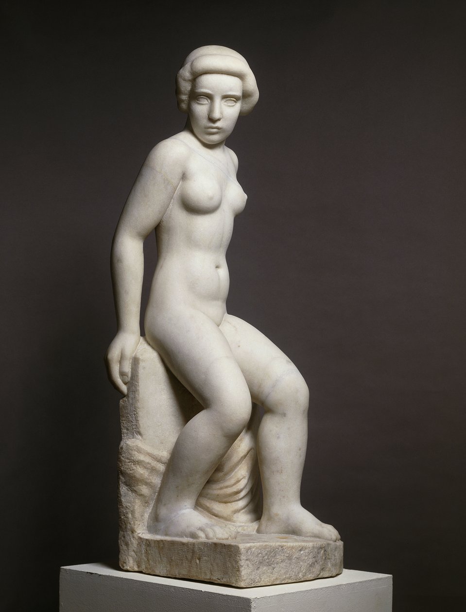 Naked Girl and Drape by Aristide Maillol