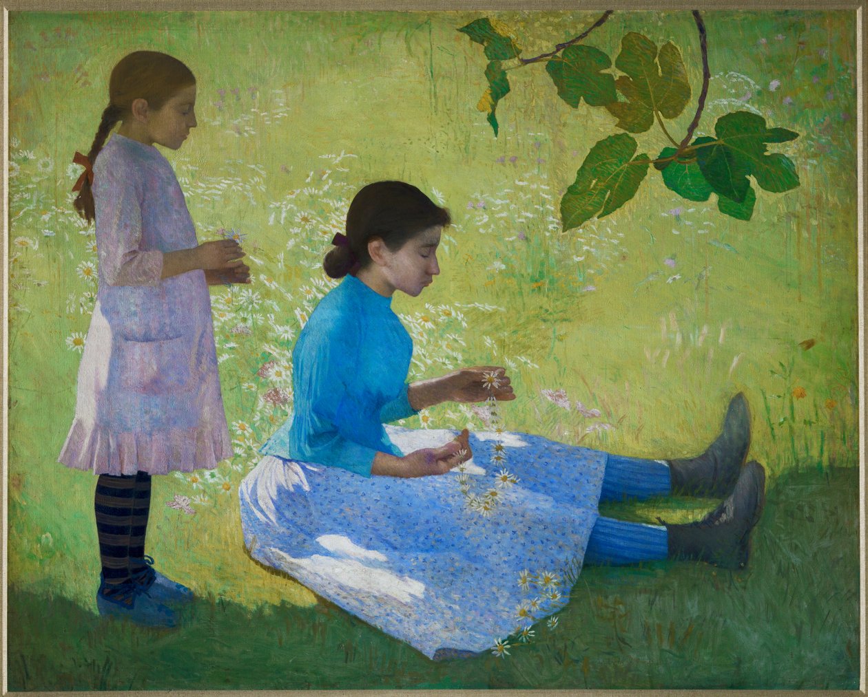 A wreath of flowers by Aristide Maillol