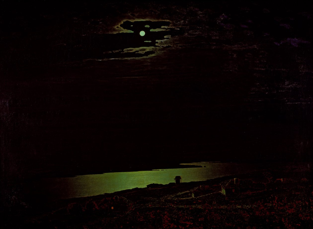 Moonlit Night on the Dniepr by Arkhip Kuindzhi