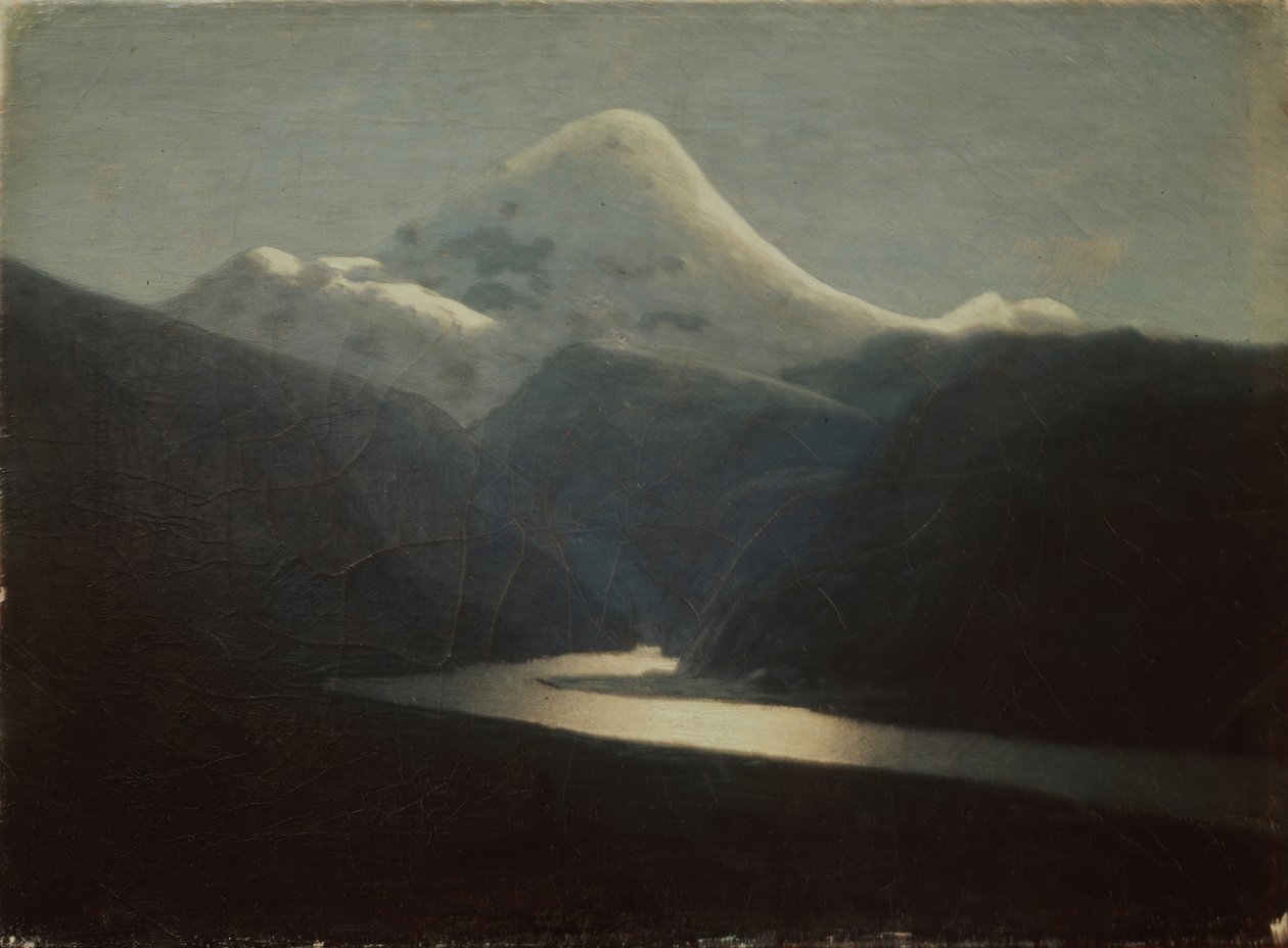 At the Mount Elbrus, 1870s by Arkhip Ivanovich Kuindzhi