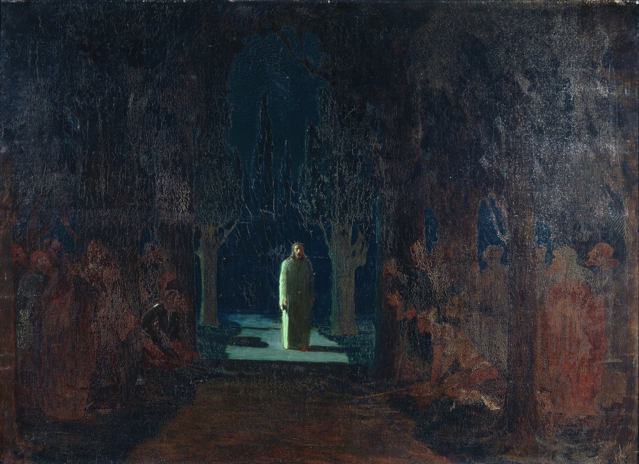 Christ at the Garden of Gethsemane by Arkhip Ivanovich Kuindzhi
