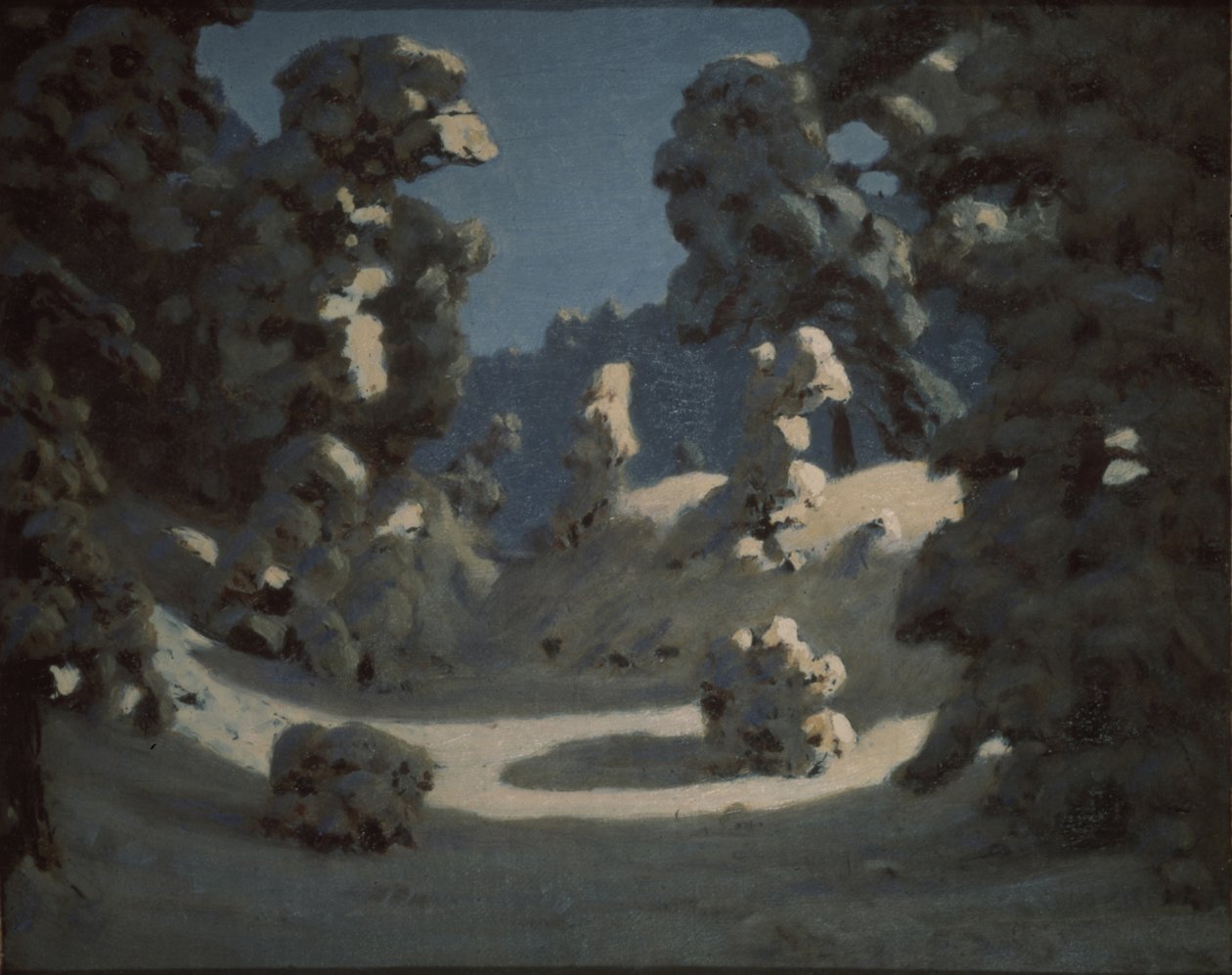 Sunspots on the hoarfrost, 1876-1890 by Arkhip Ivanovich Kuindzhi