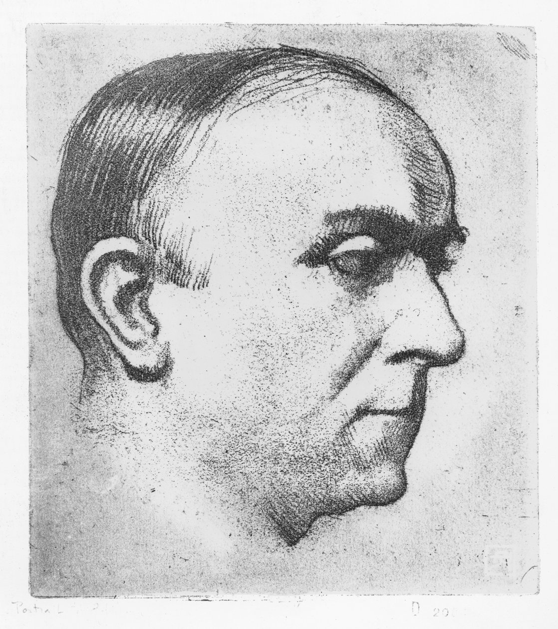 Portrait of Edmond Glesener by Armand Rassenfosse