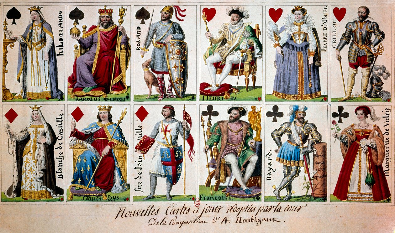French Historical Figures from Charlemagne to Henri IV by Armand Gustave Houbigant