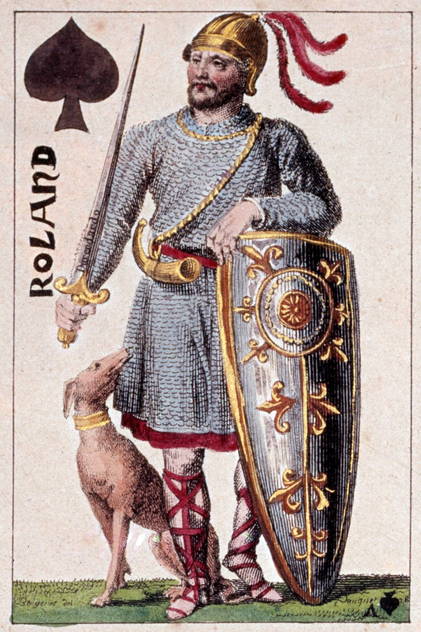 Representation of the Knight Roland detail