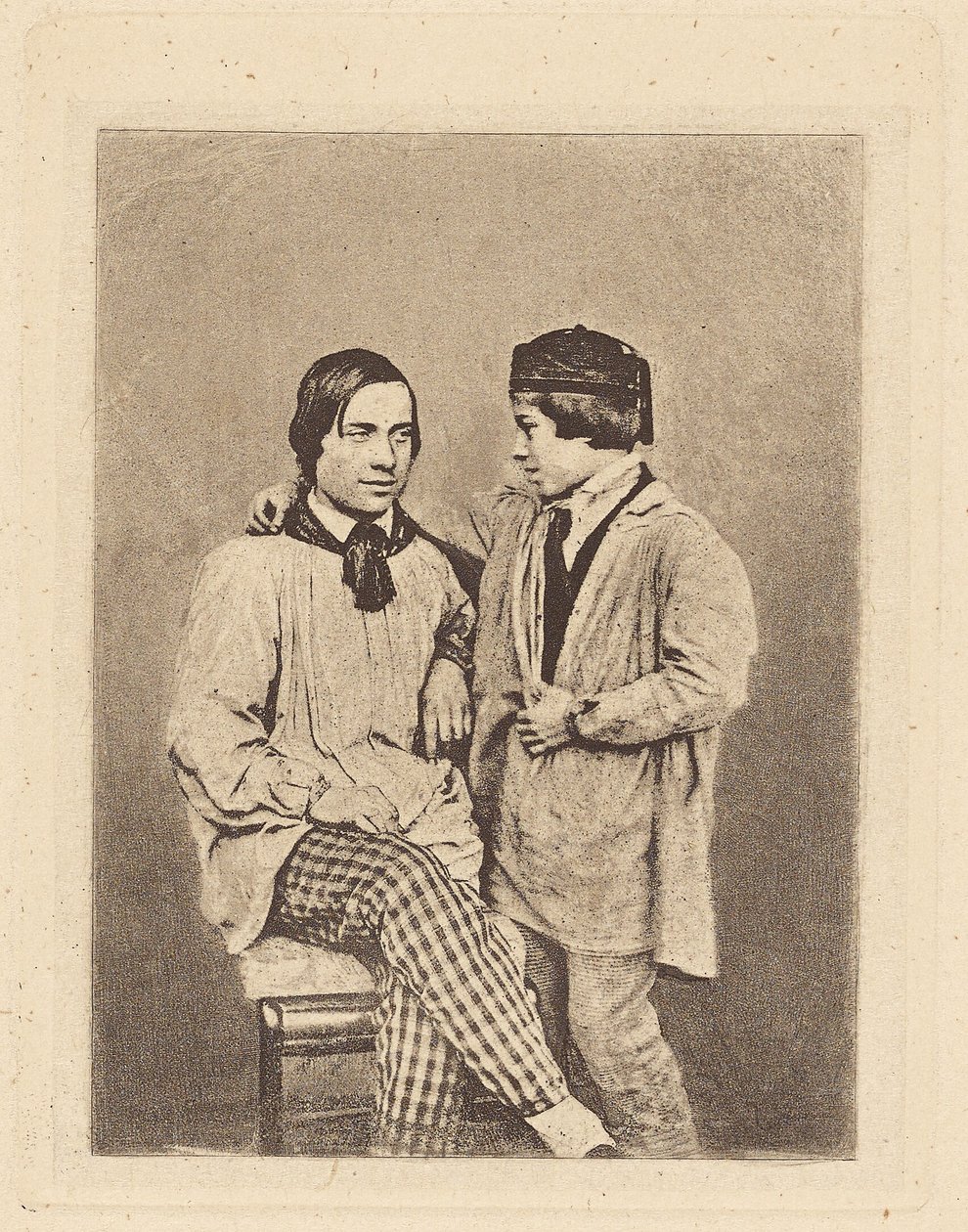 Man and Boy by Armand Hippolyte Louis Fizeau