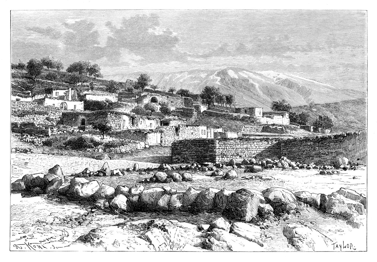 Mount Hermon, Syria, 1895 by Armand Kohl