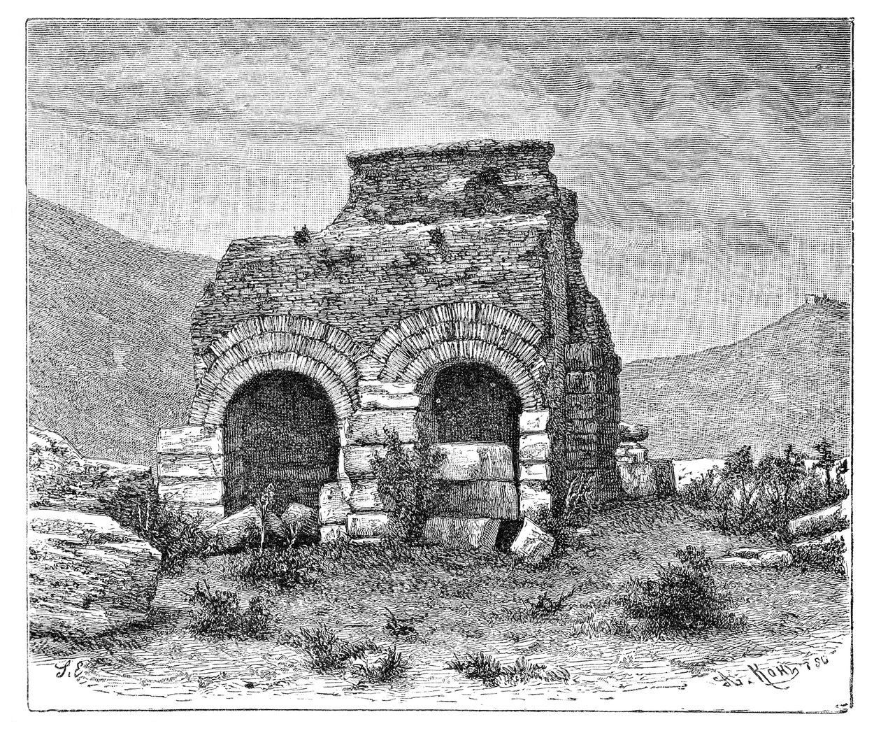 The prison of St Paul, Ephesus, Turkey by Armand Kohl