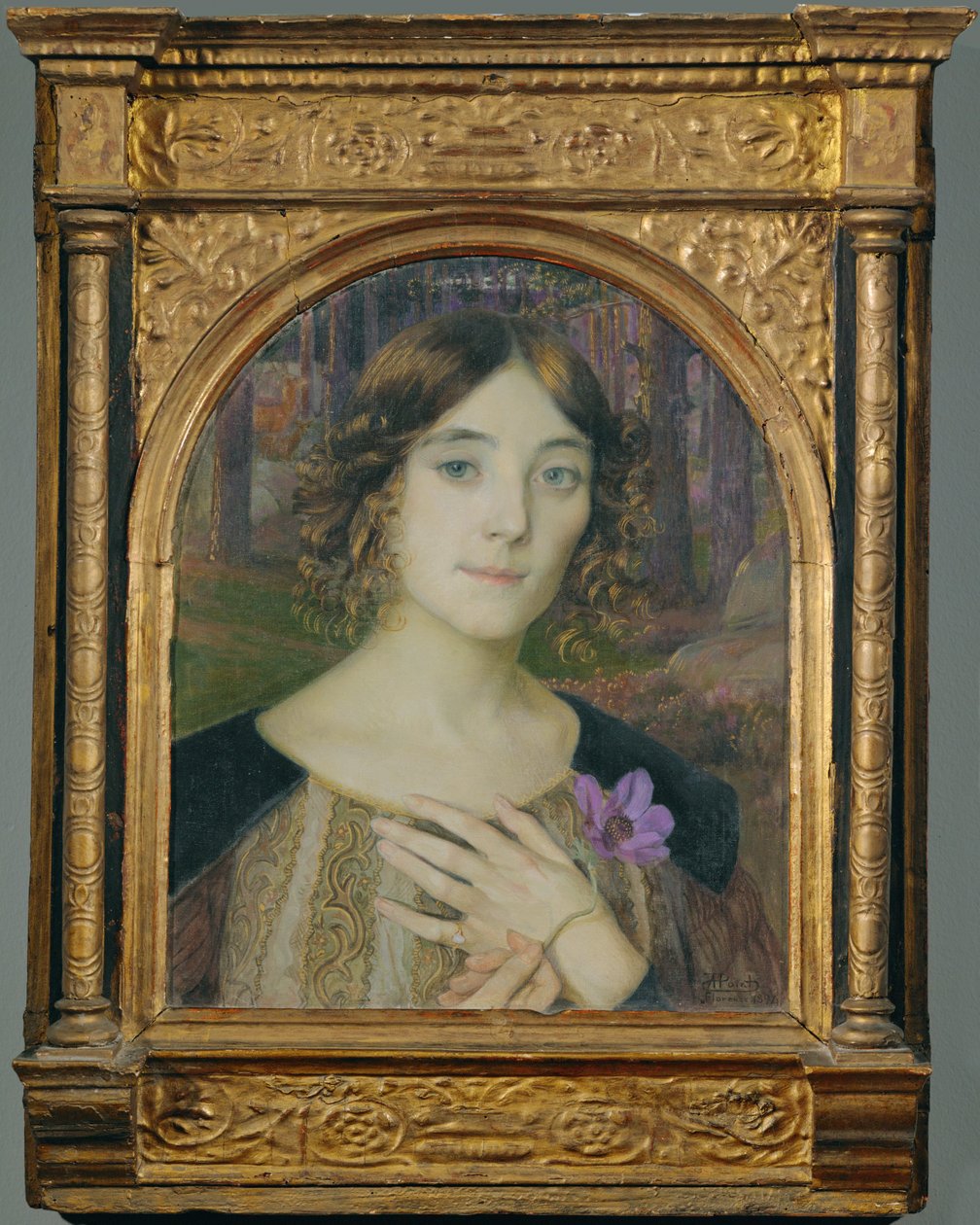 Lady with Windflower by Armand Point