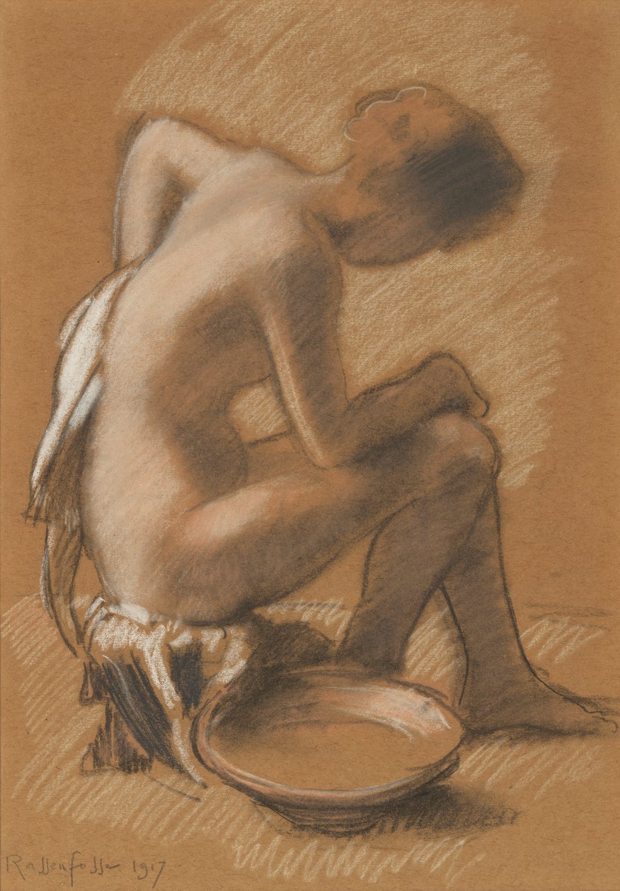 Woman at her Toilet, 1917 by Armand Rassenfosse