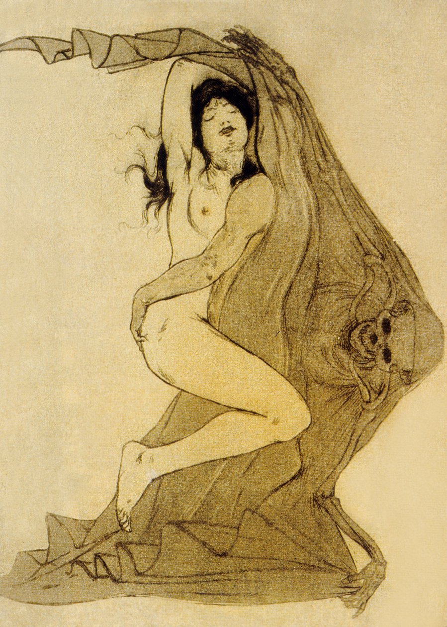 Illustration from Les Fleurs du Mal, Poems by Charles Baudelaire by Armand Rassenfosse