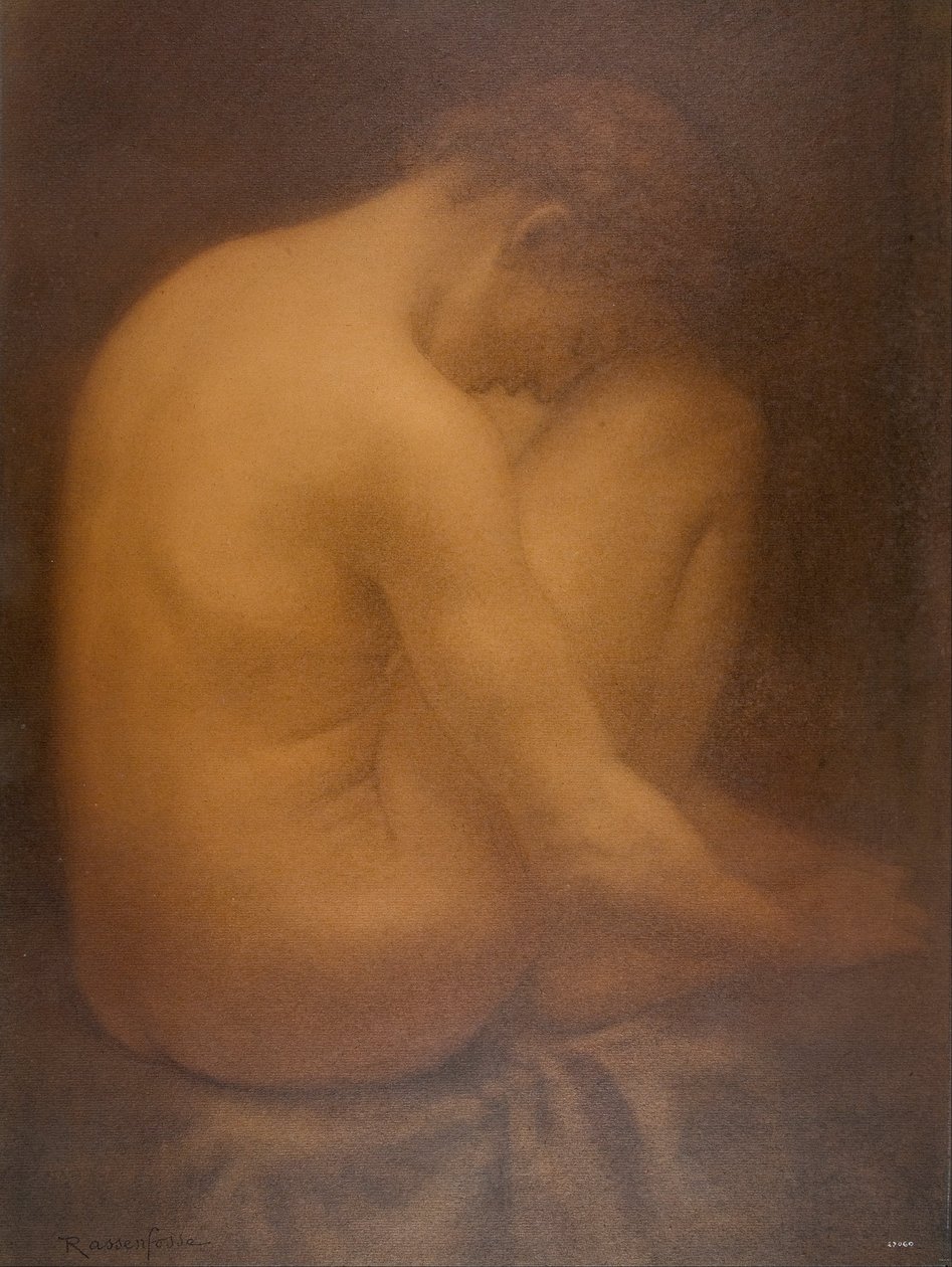 Male Nude Seated by Armand Rassenfosse