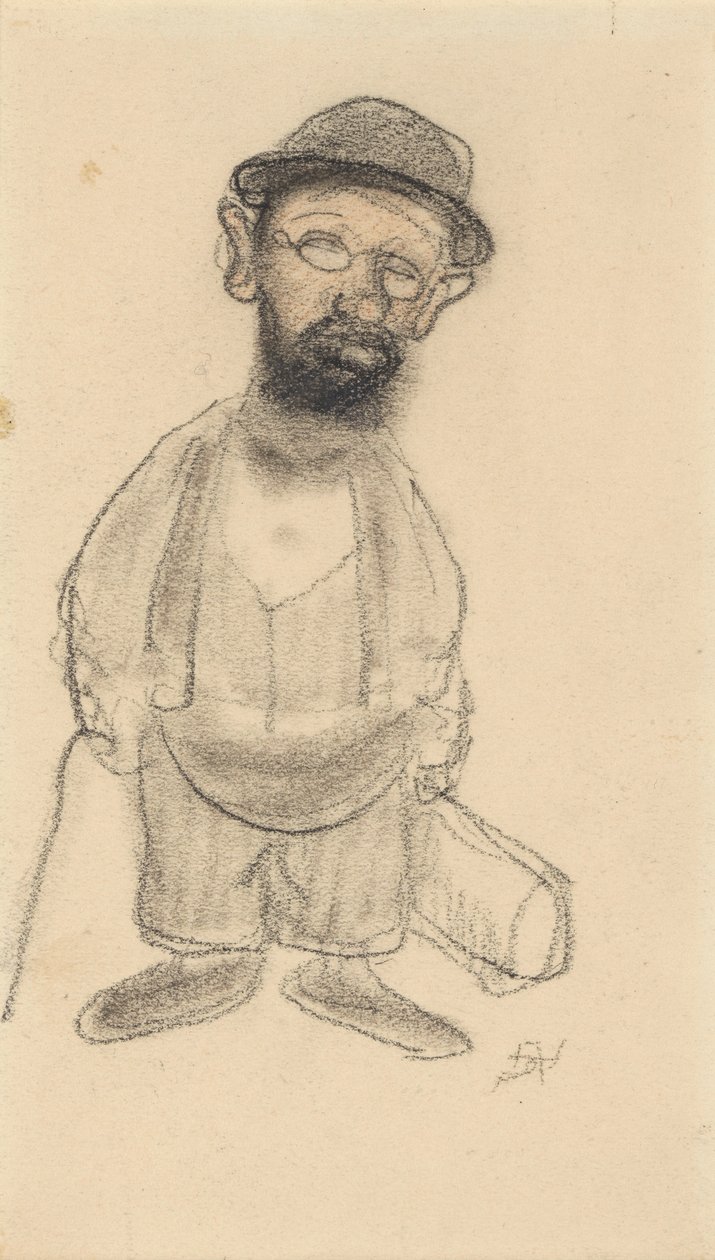 Portrait of Henri de Toulouse-Lautrec by Armand Rassenfosse