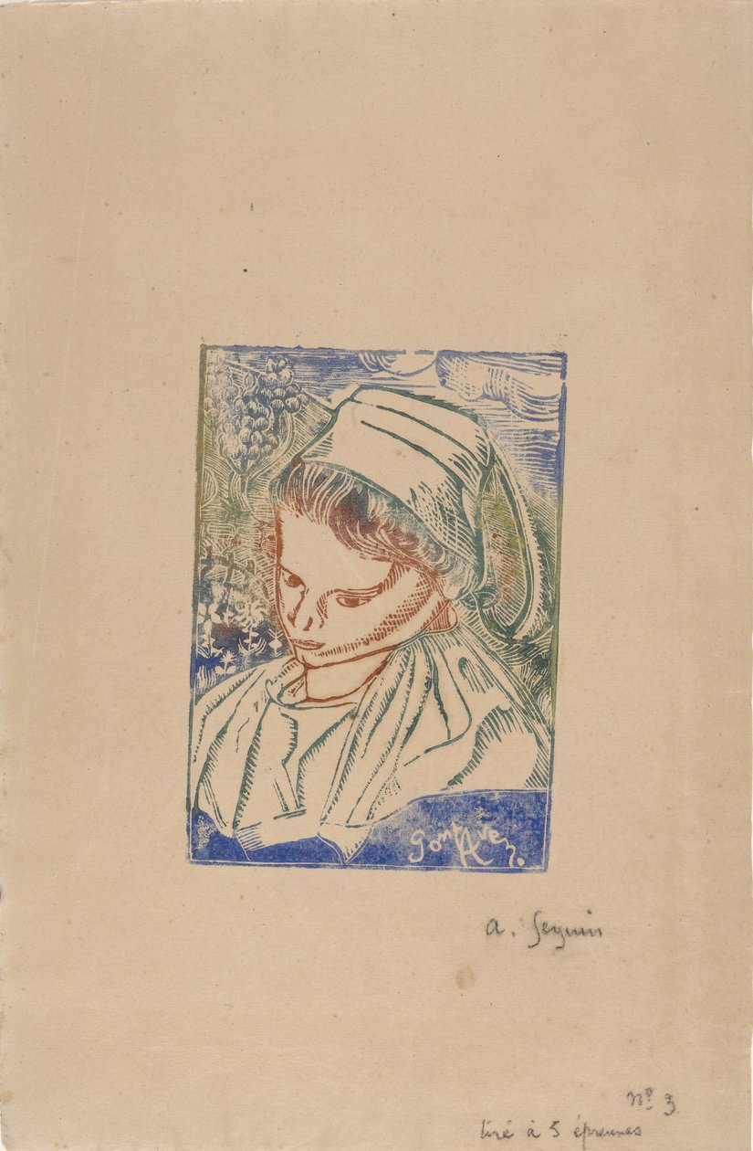 Breton Woman from Pont-Aven by Armand Séguin