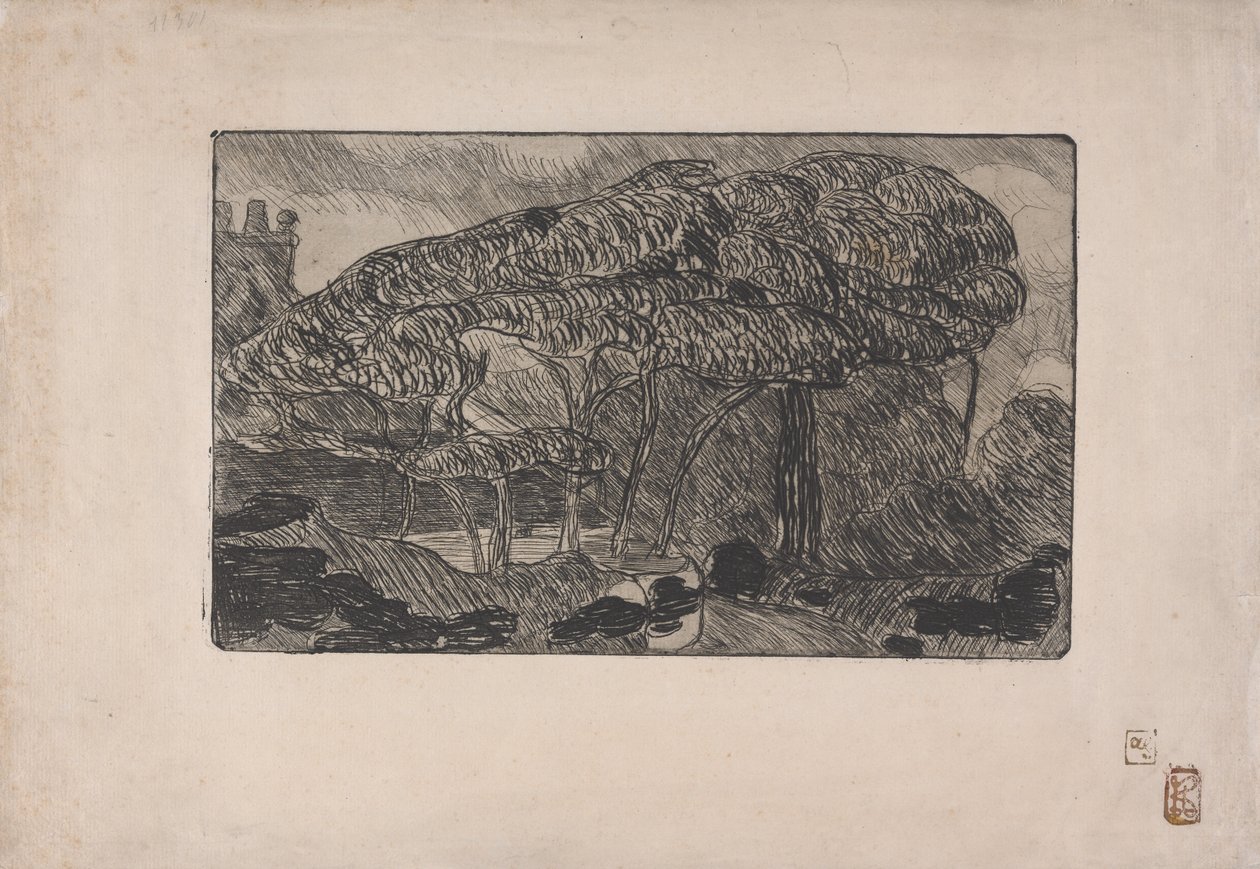 The Storm (1893) by Armand Séguin
