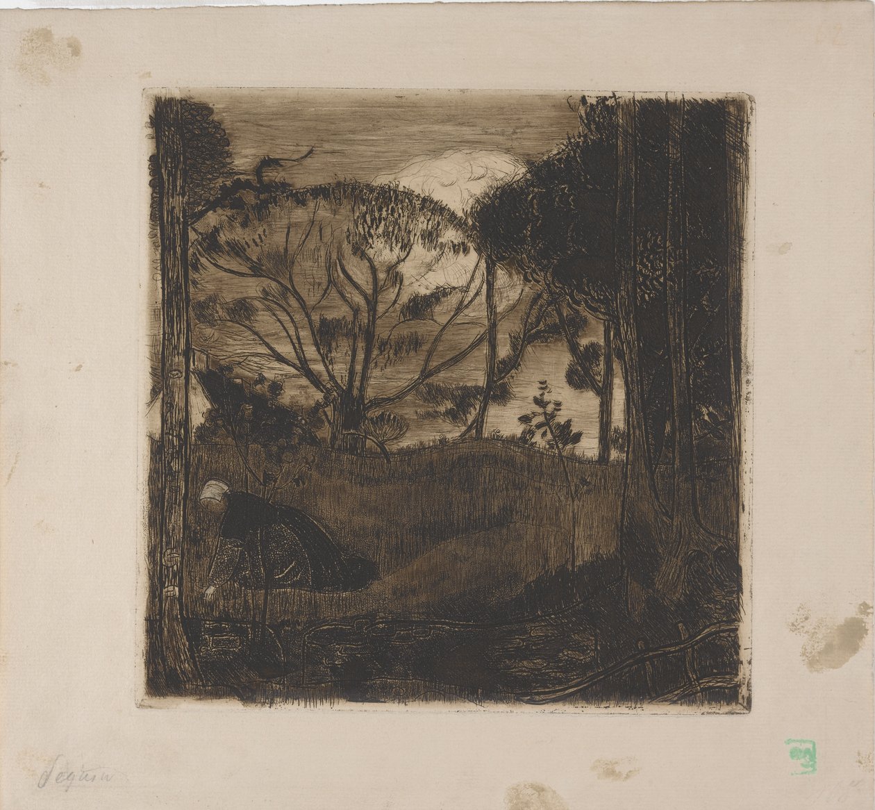 Evening or The Gleaner 1893 by Armand Séguin