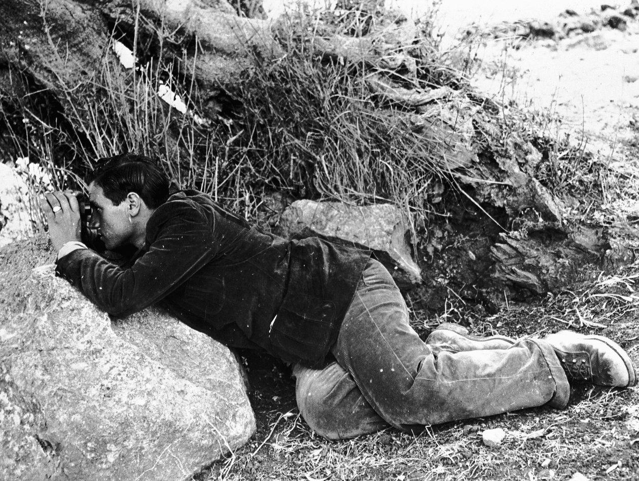 Salvatore Giuliano hiding in the underbush, 1937 by Armando Bruni