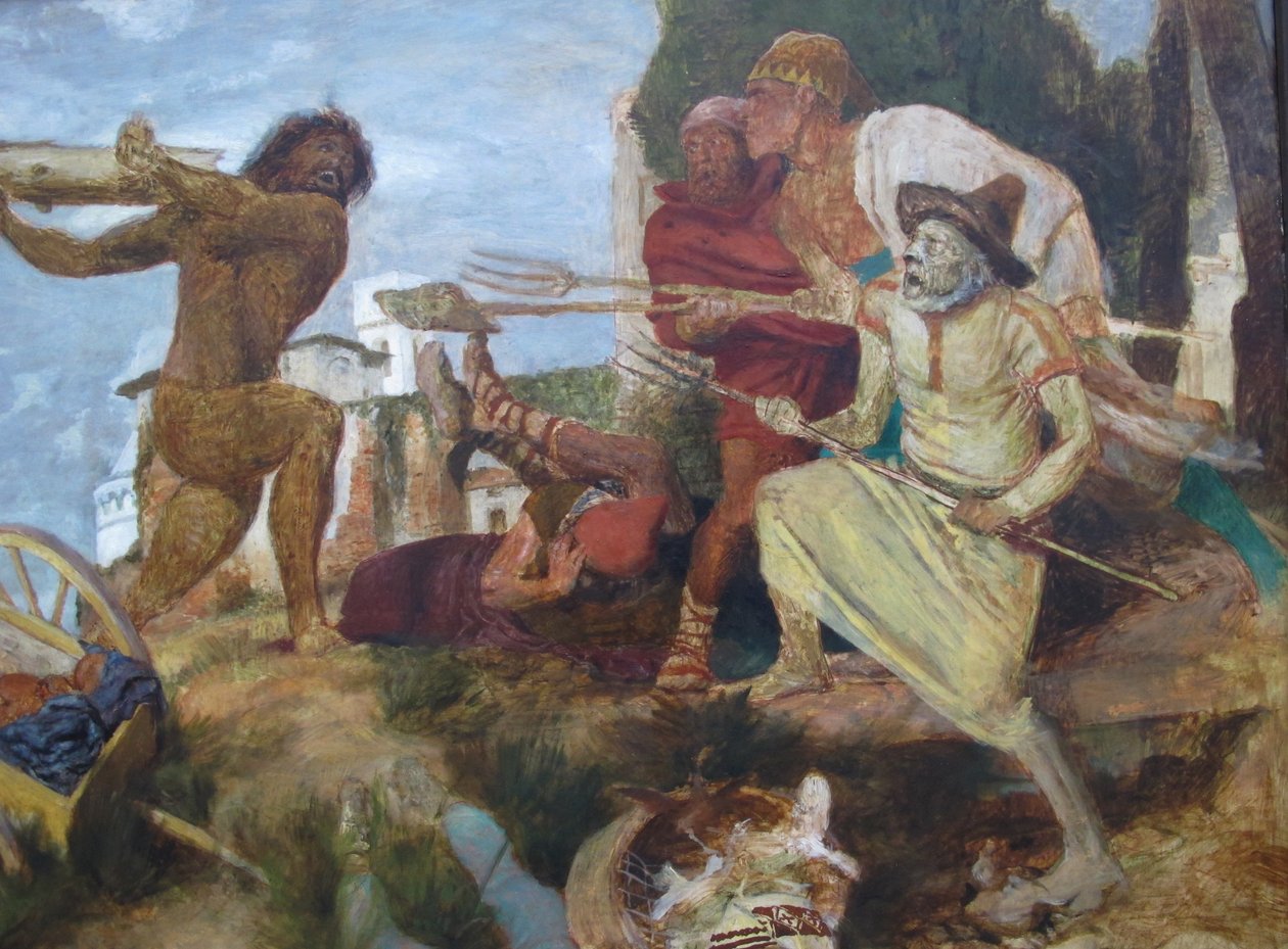 Orlando Furioso by Arnold Böcklin